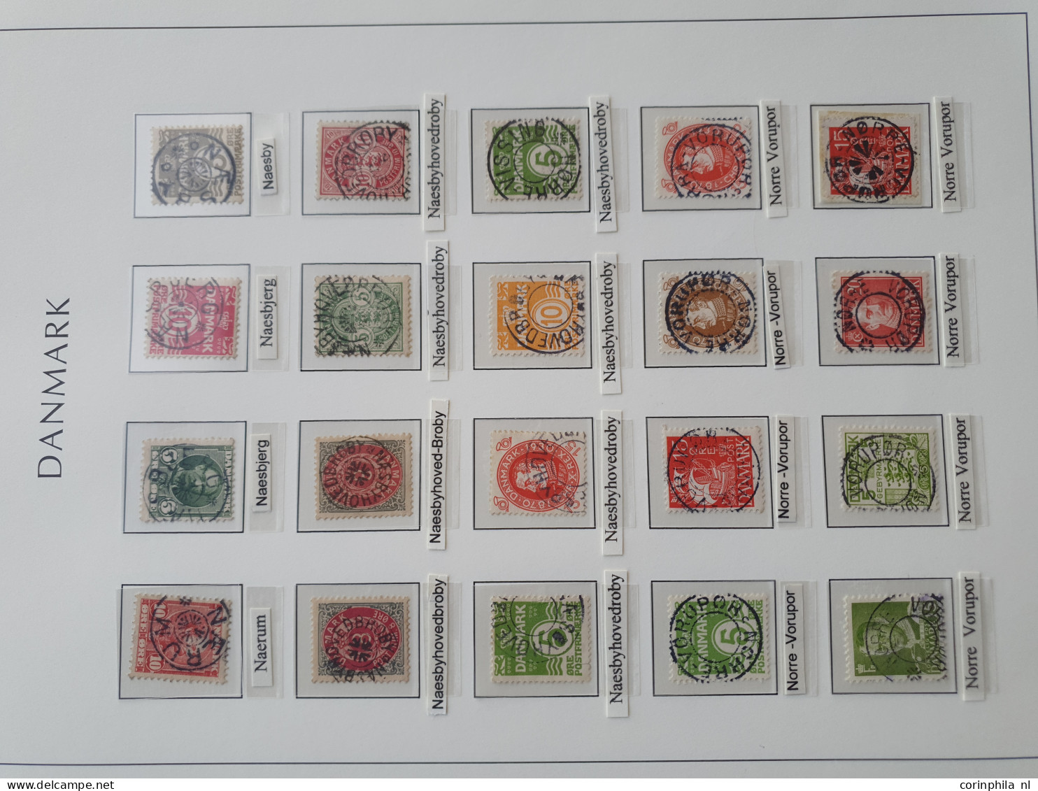 1874/1940, Star Cancellations (Stjernestempler), Comprehensive And Advanced Collection With Ca.3200 Stamps/fragments, 42 - Other & Unclassified