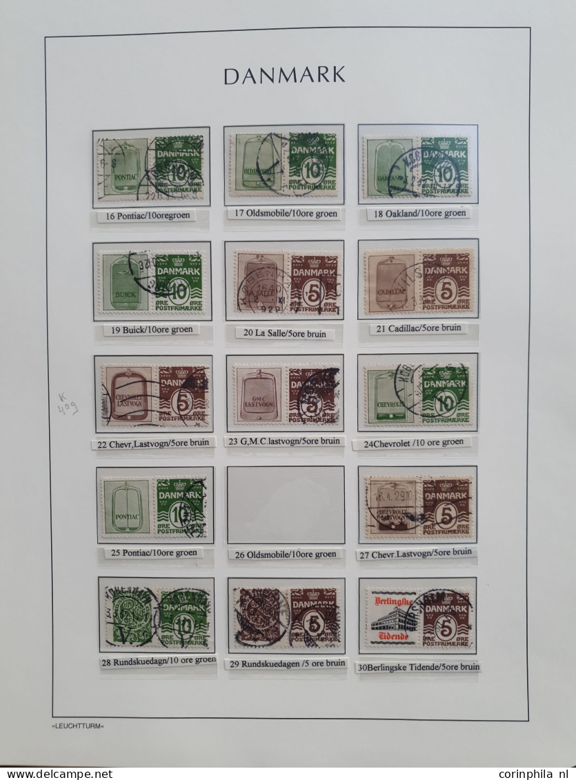 1864/1986 Collection With 59 Danish Advertisment Pairs And Panes (2x) Etc. With Many Better Items E.g. Buick, Mohawk Dae - Other & Unclassified