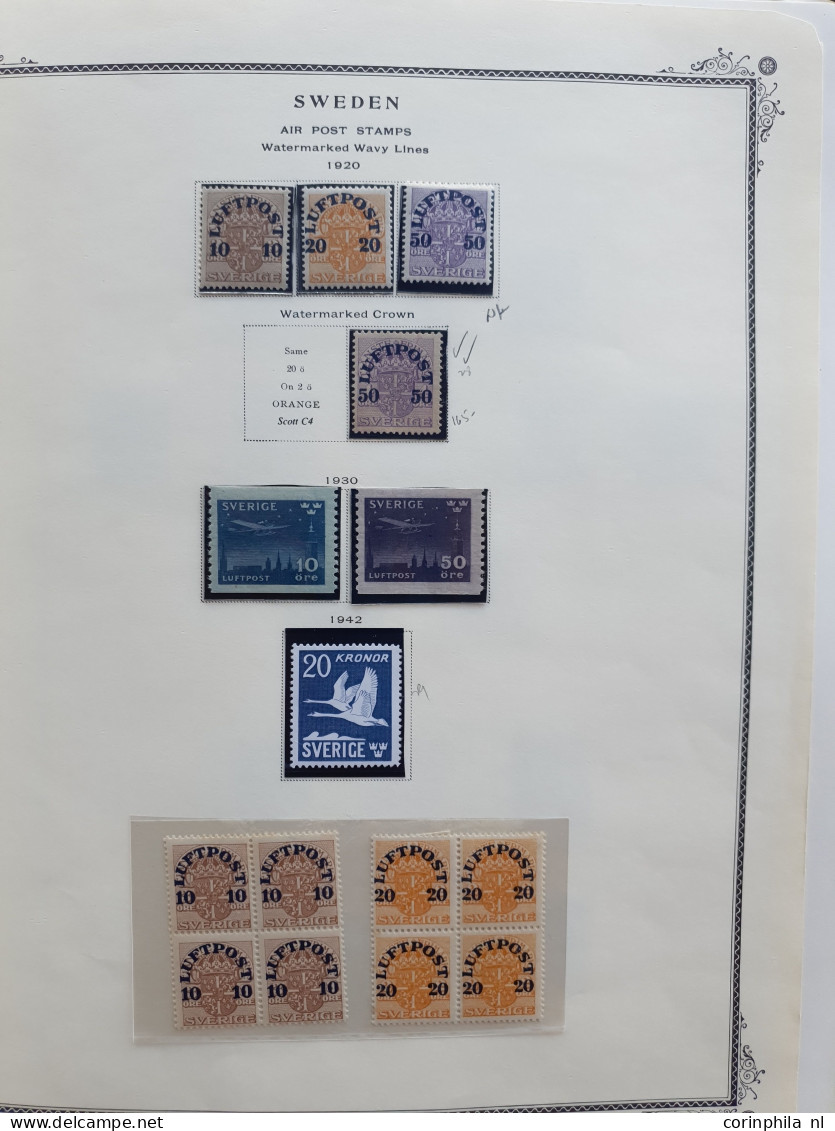 1855-1960, specialized collection used and */** with many better stamps and sets in Leuchtturm album
