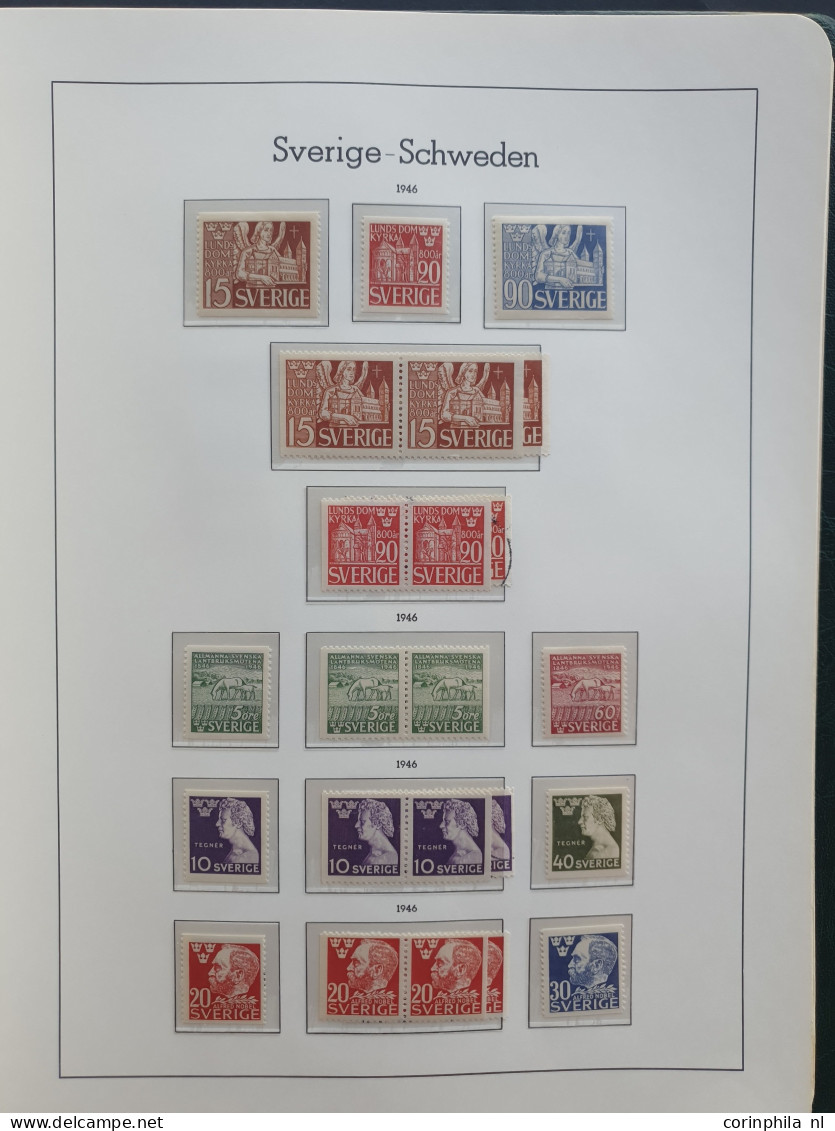 1855-1960, specialized collection used and */** with many better stamps and sets in Leuchtturm album