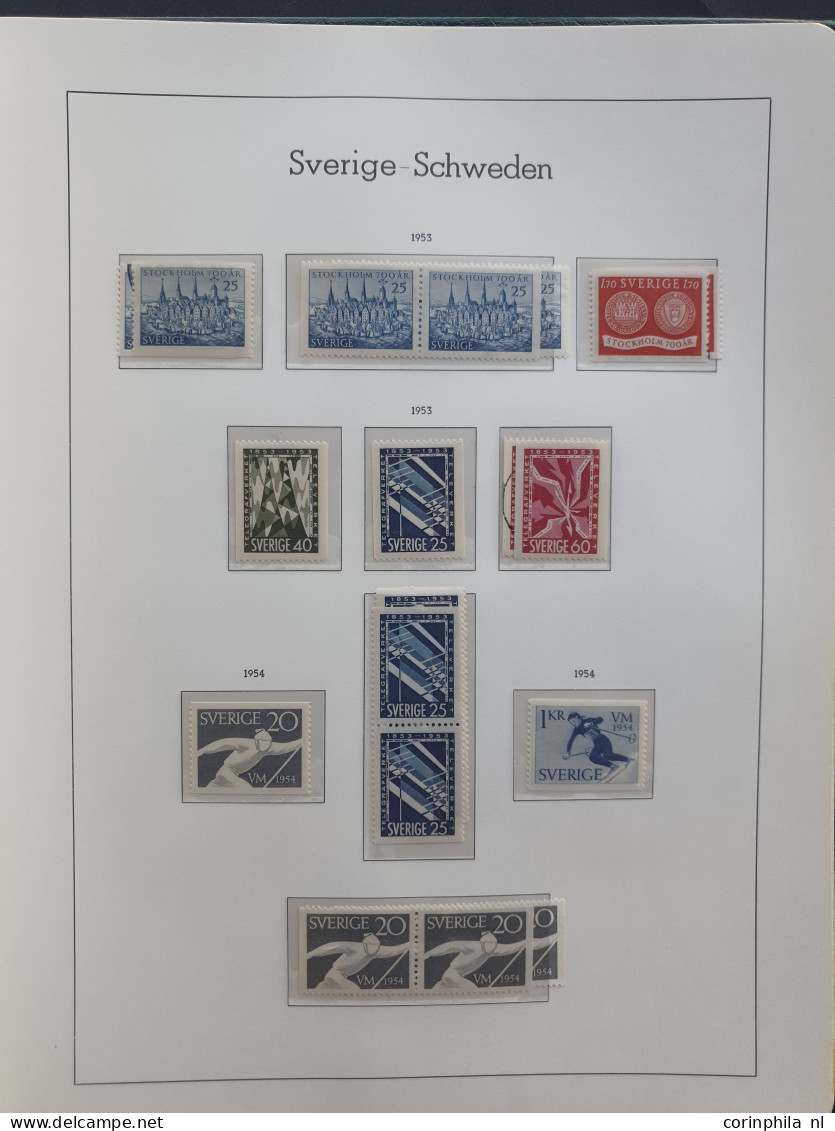 1855-1960, specialized collection used and */** with many better stamps and sets in Leuchtturm album