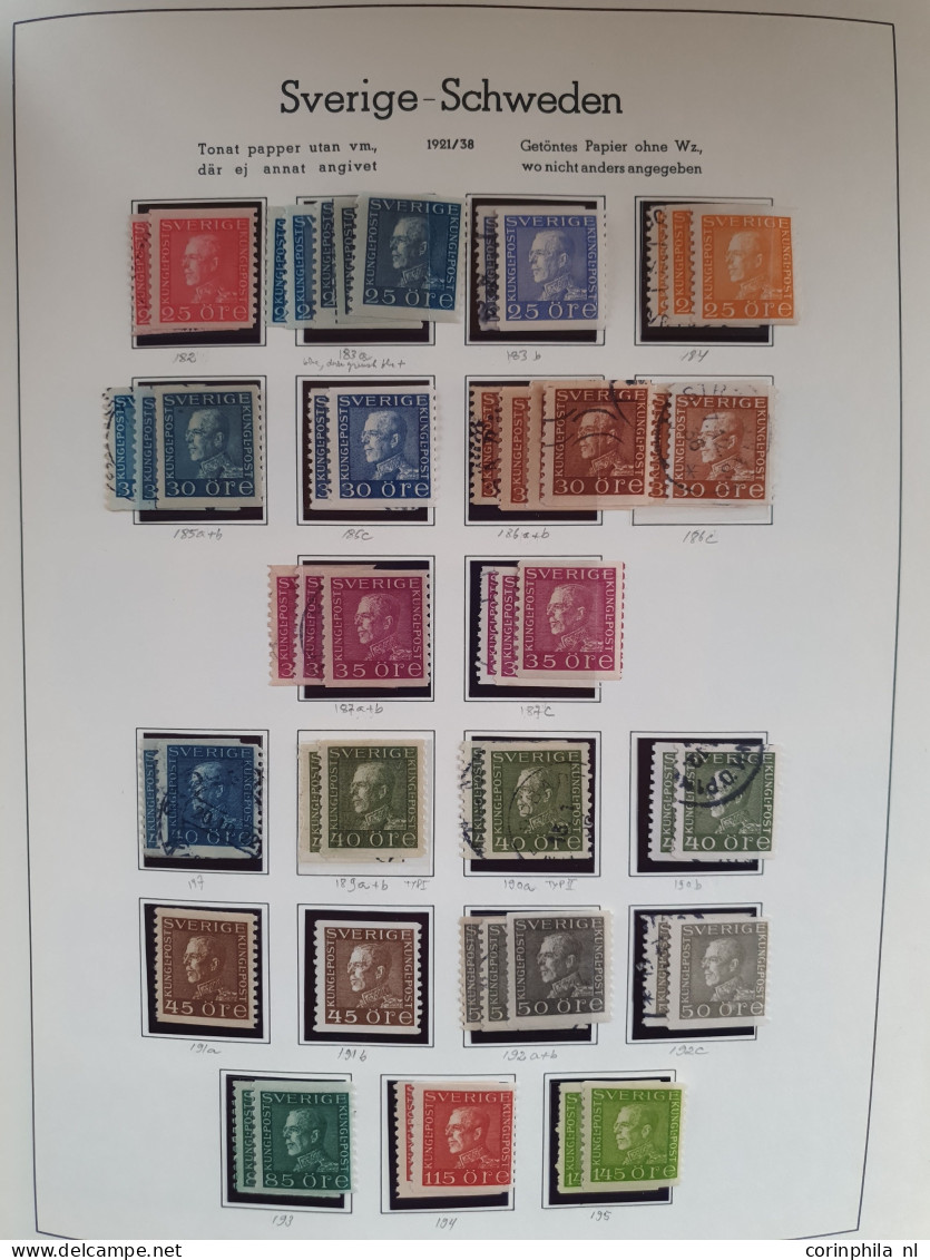 1855-1996, collection used and */** with better stamps and sets, duplicates etc. in 3 albums