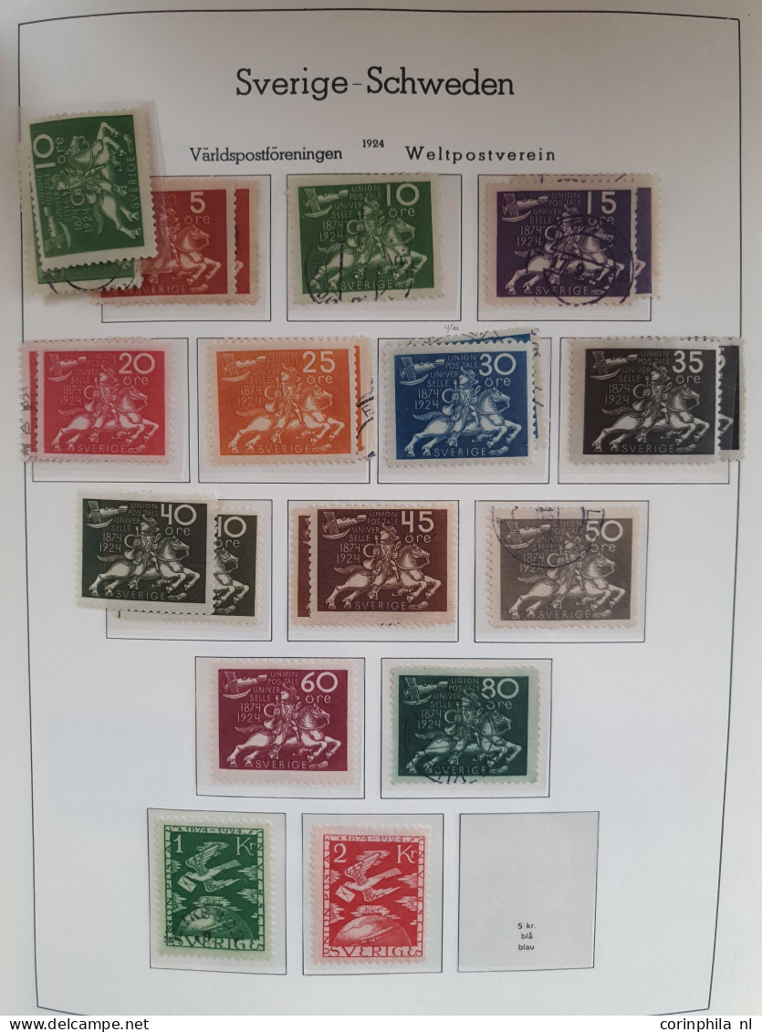 1855-1996, collection used and */** with better stamps and sets, duplicates etc. in 3 albums