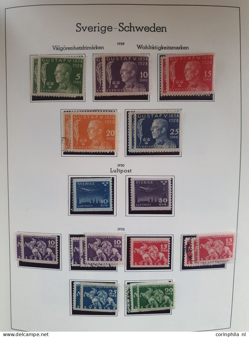 1855-1996, collection used and */** with better stamps and sets, duplicates etc. in 3 albums