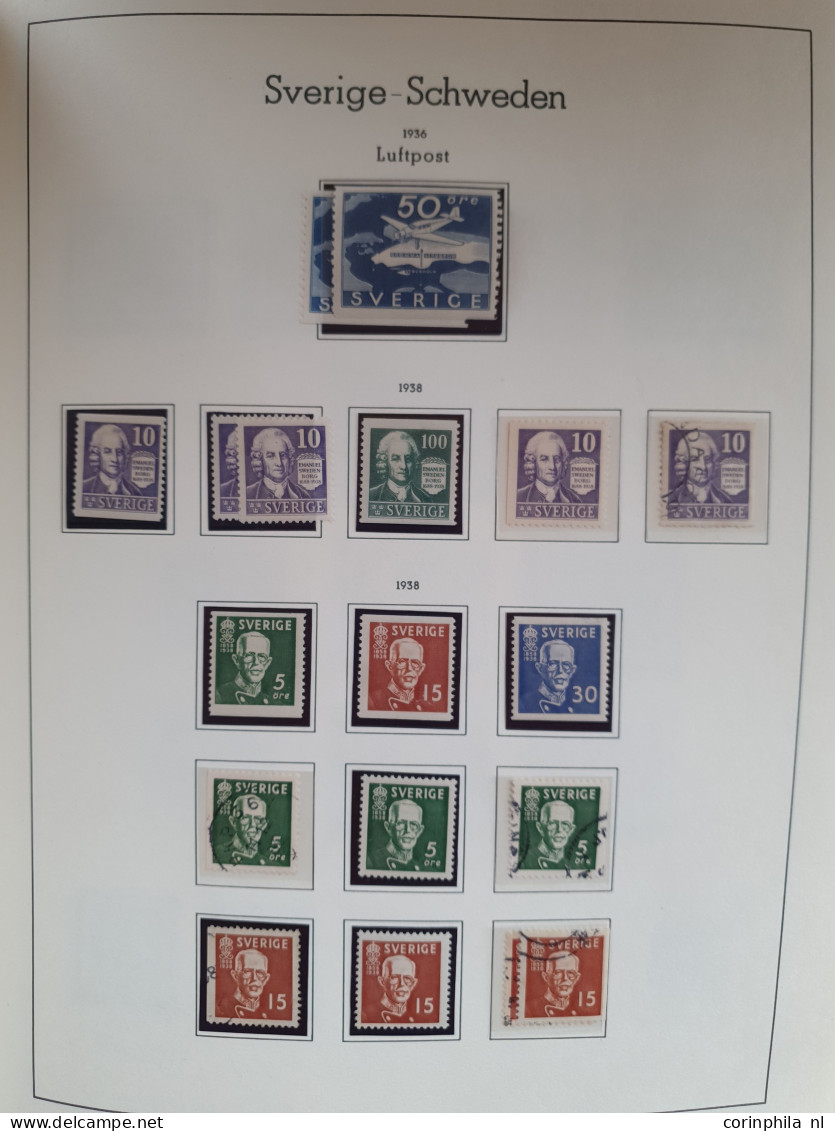 1855-1996, collection used and */** with better stamps and sets, duplicates etc. in 3 albums