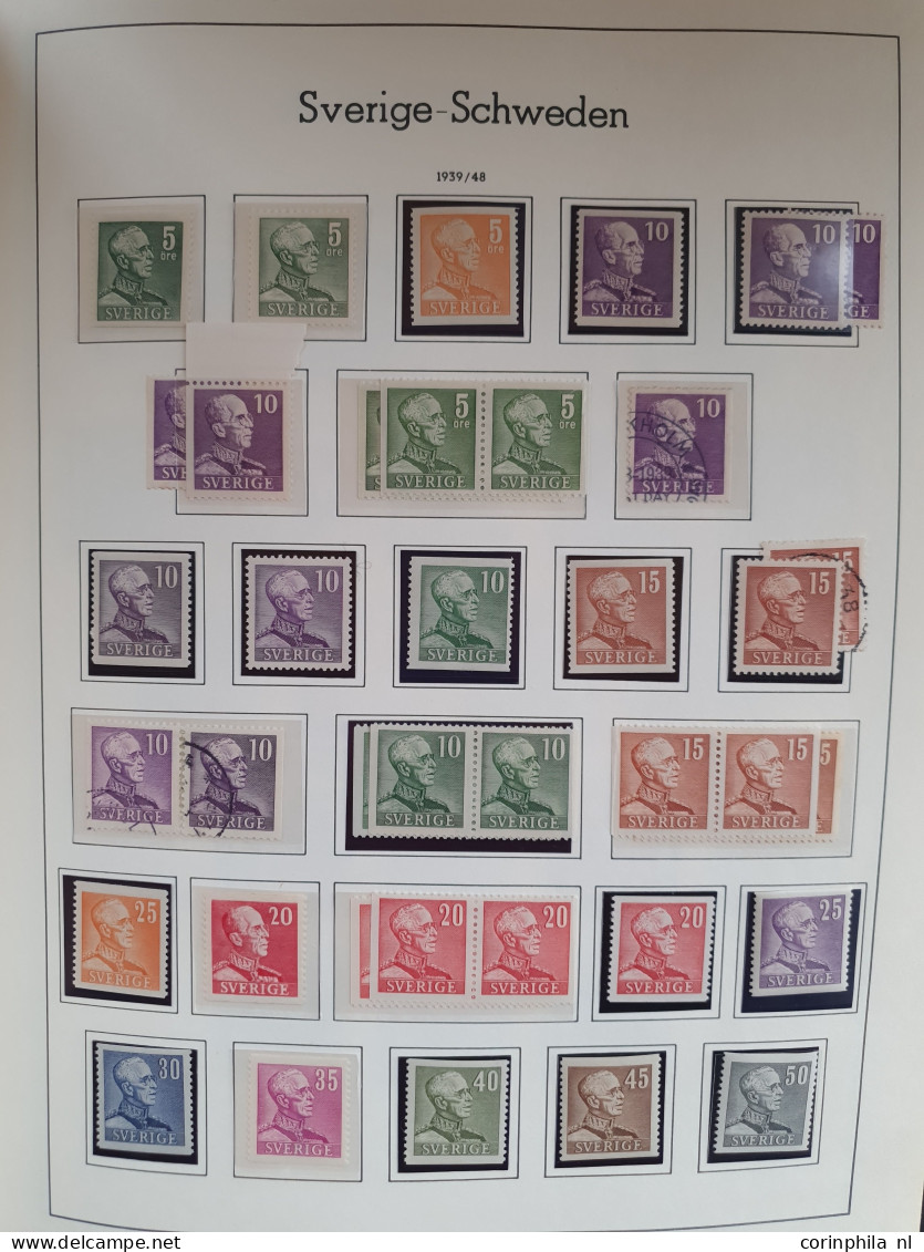 1855-1996, collection used and */** with better stamps and sets, duplicates etc. in 3 albums