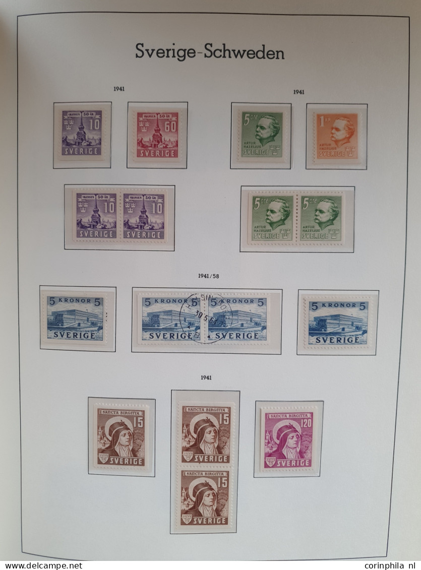 1855-1996, collection used and */** with better stamps and sets, duplicates etc. in 3 albums