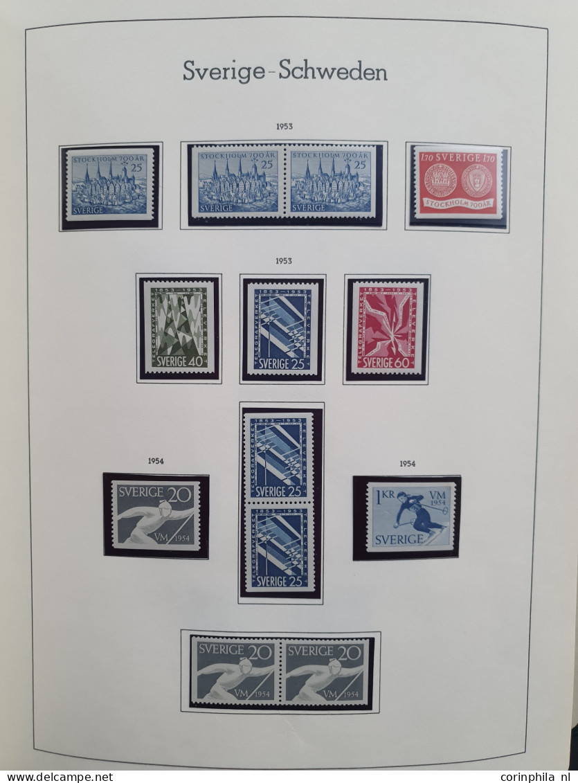 1855-1996, collection used and */** with better stamps and sets, duplicates etc. in 3 albums