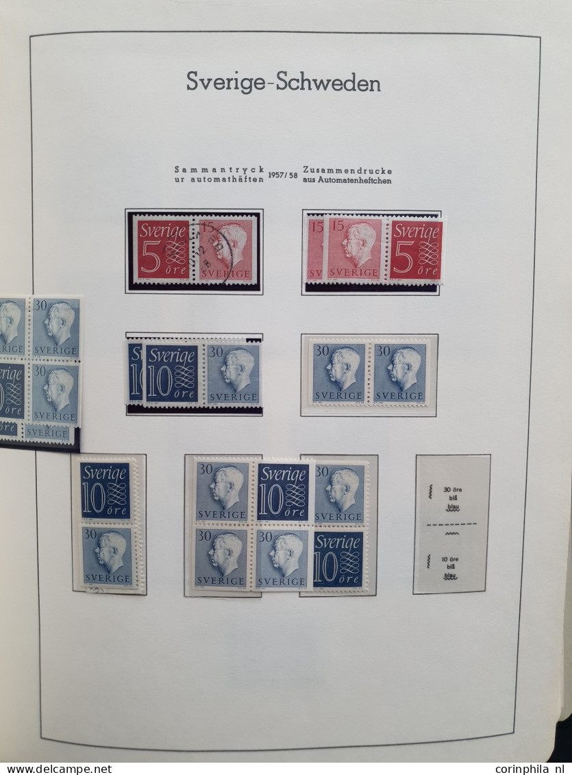 1855-1996, collection used and */** with better stamps and sets, duplicates etc. in 3 albums