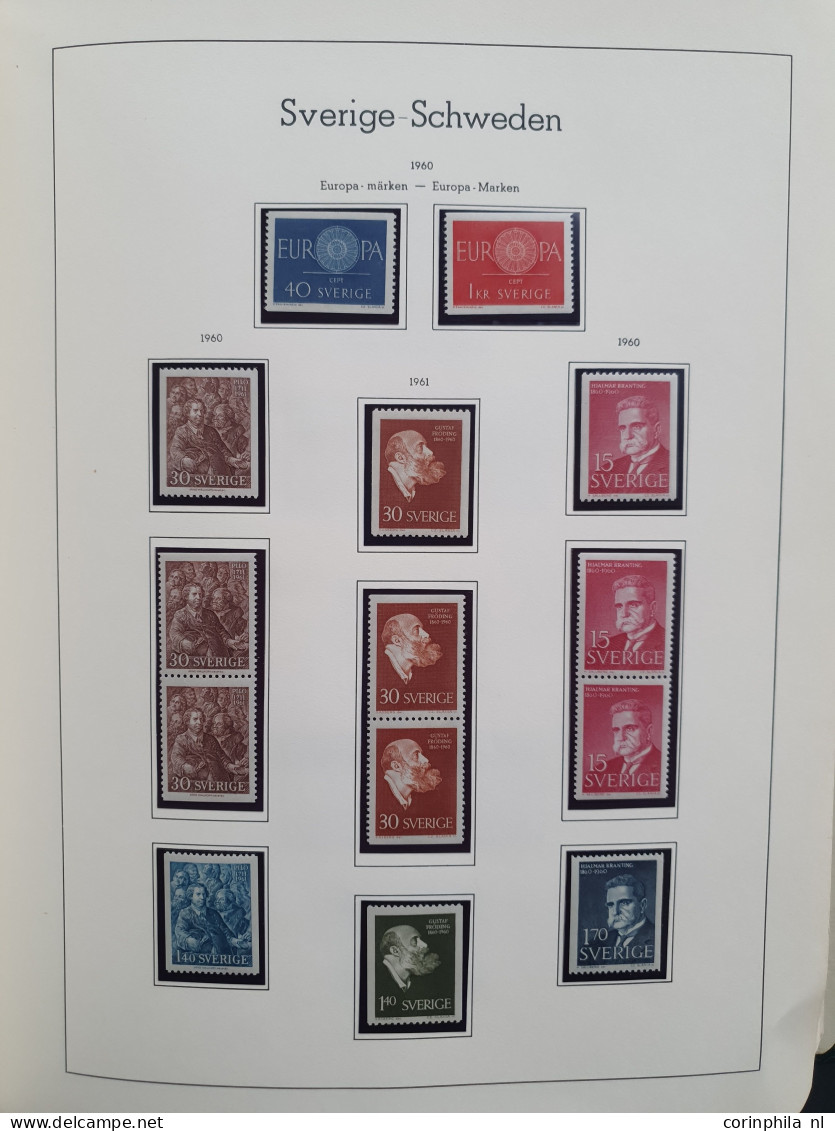 1855-1996, collection used and */** with better stamps and sets, duplicates etc. in 3 albums