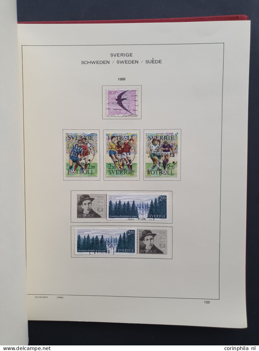 1858/2000 used collection with better material in 2 Schaubek albums