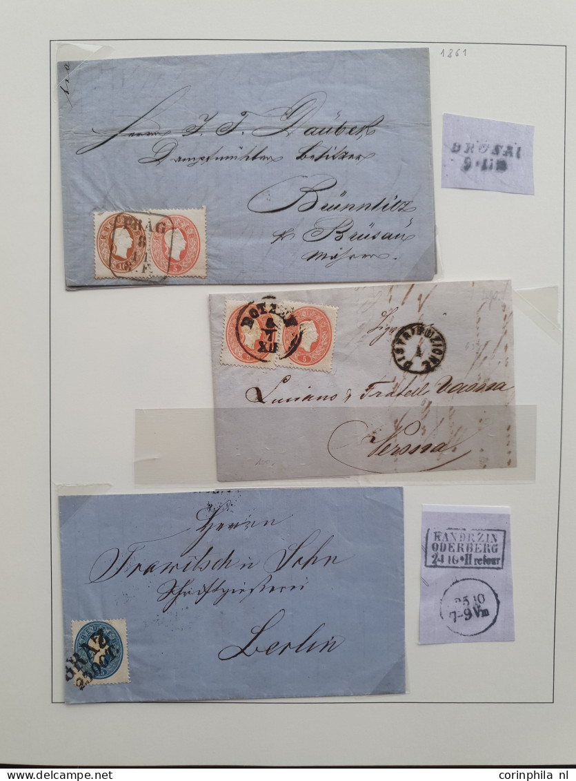 1860/1884 Austro-Hungarian Empire Specialised Collection Including Postmarks, Shades And Perforation Types On The Coat O - Other & Unclassified