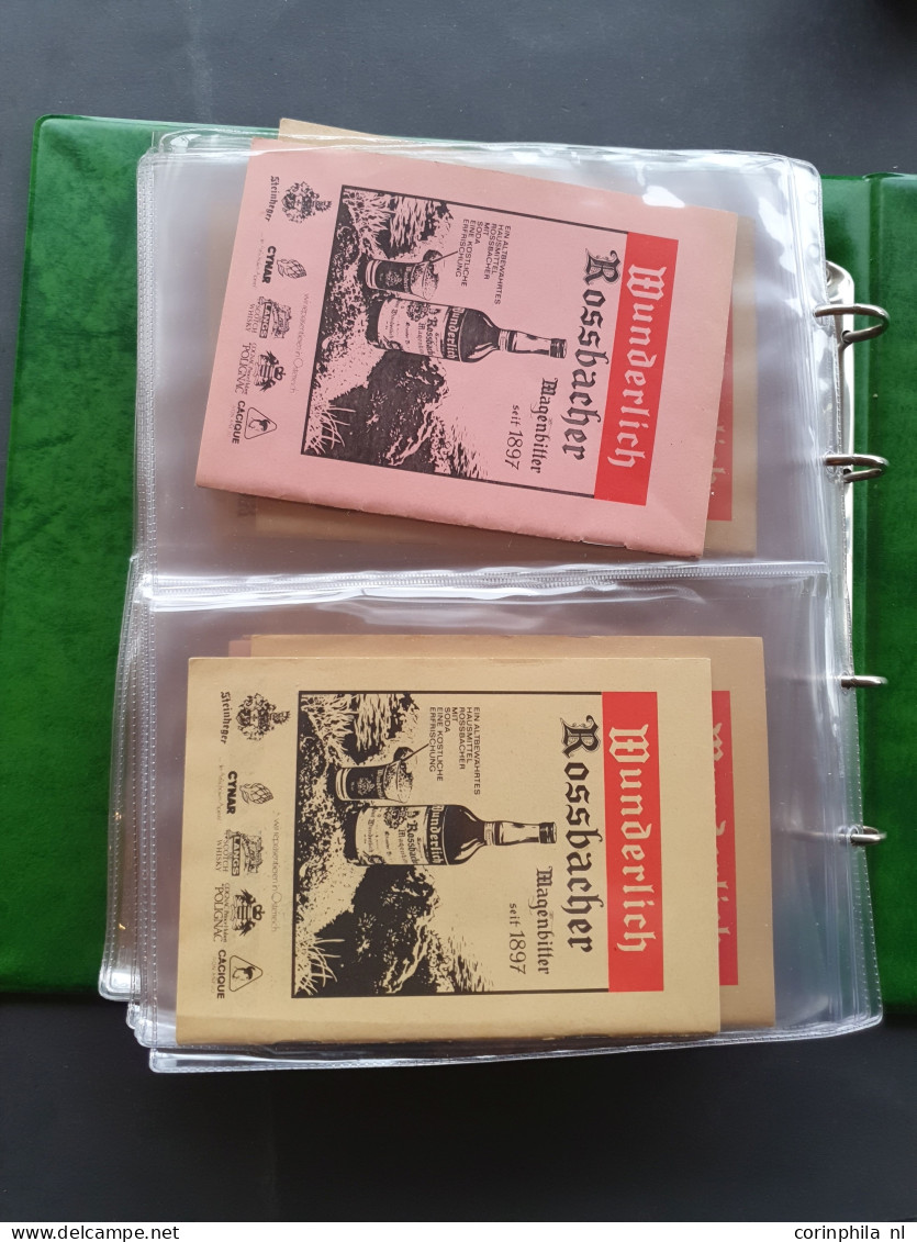 1830-1980, collection of Postbüchel - booklets distributed by postmen at New Year to generate extra income -, approx. 29