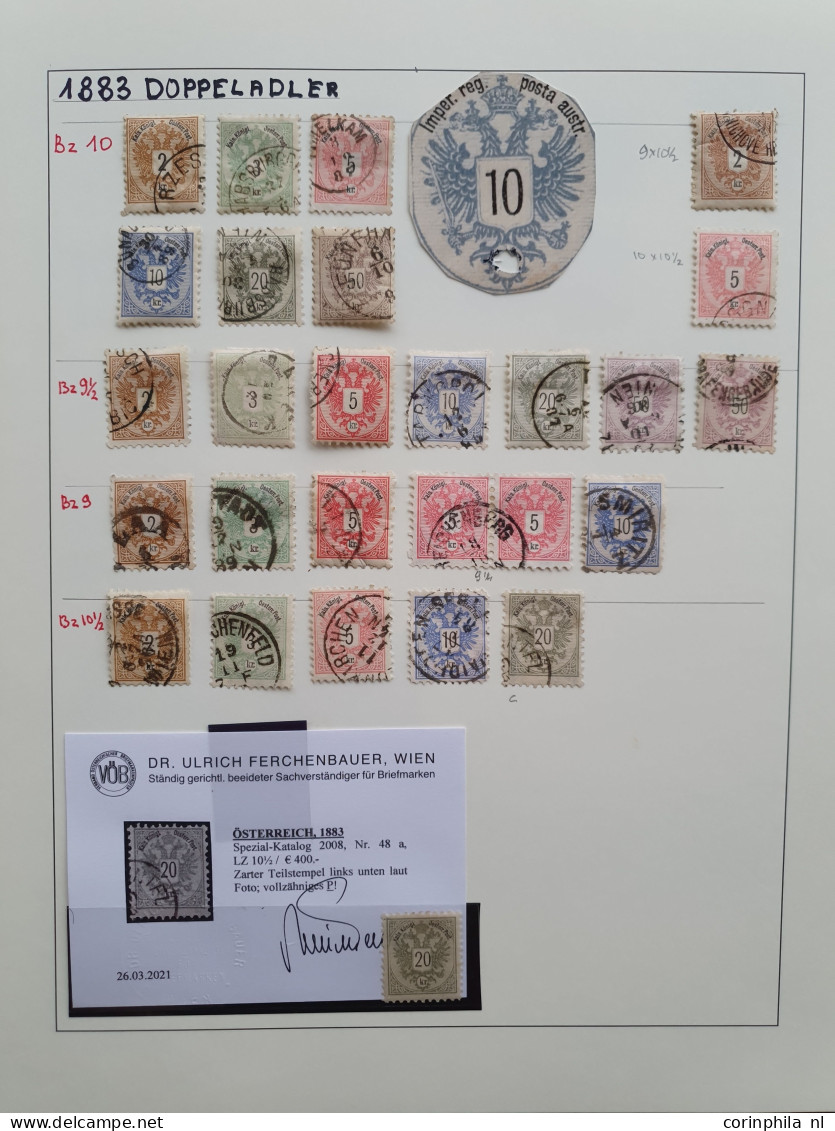 1883/1918c. Specialised Collection, Used And */** With Better Items, Perforations, Postmarks, And Back Of The Book With  - Other & Unclassified