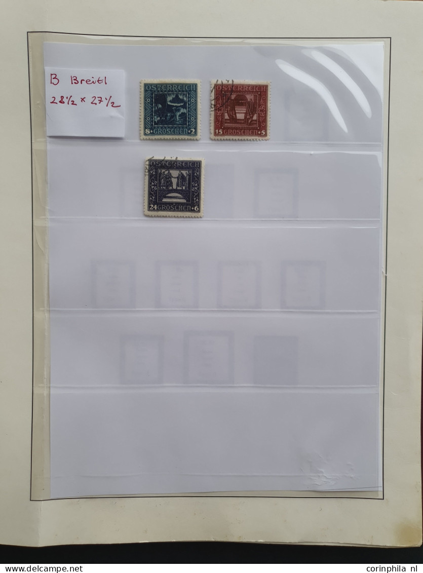 1918/1938 specialised collection, used and */** with better items, airmail sets, both Wipa stamps on fragment, postal hi