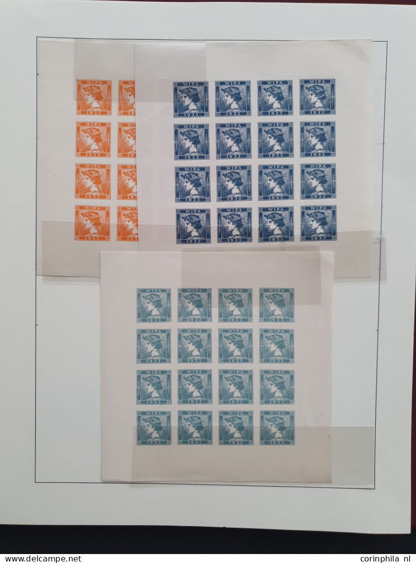 1918/1938 specialised collection, used and */** with better items, airmail sets, both Wipa stamps on fragment, postal hi