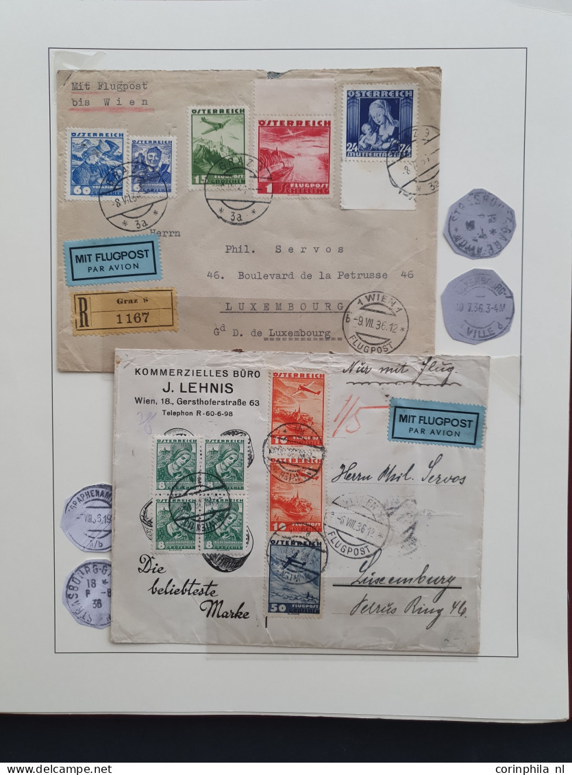 1918/1938 specialised collection, used and */** with better items, airmail sets, both Wipa stamps on fragment, postal hi