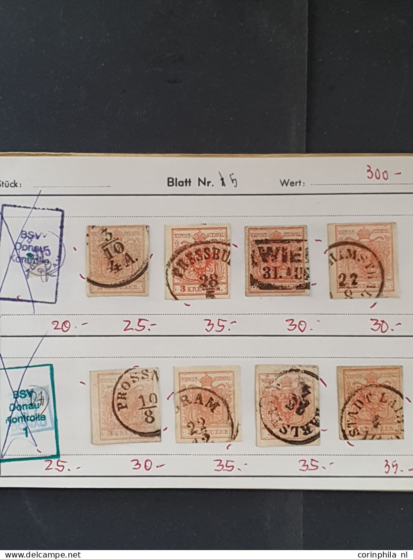 1850/1930 Approval Booklets (approx.22) With A Large Number Of The First And Second Emission In Small Box  - Autres & Non Classés