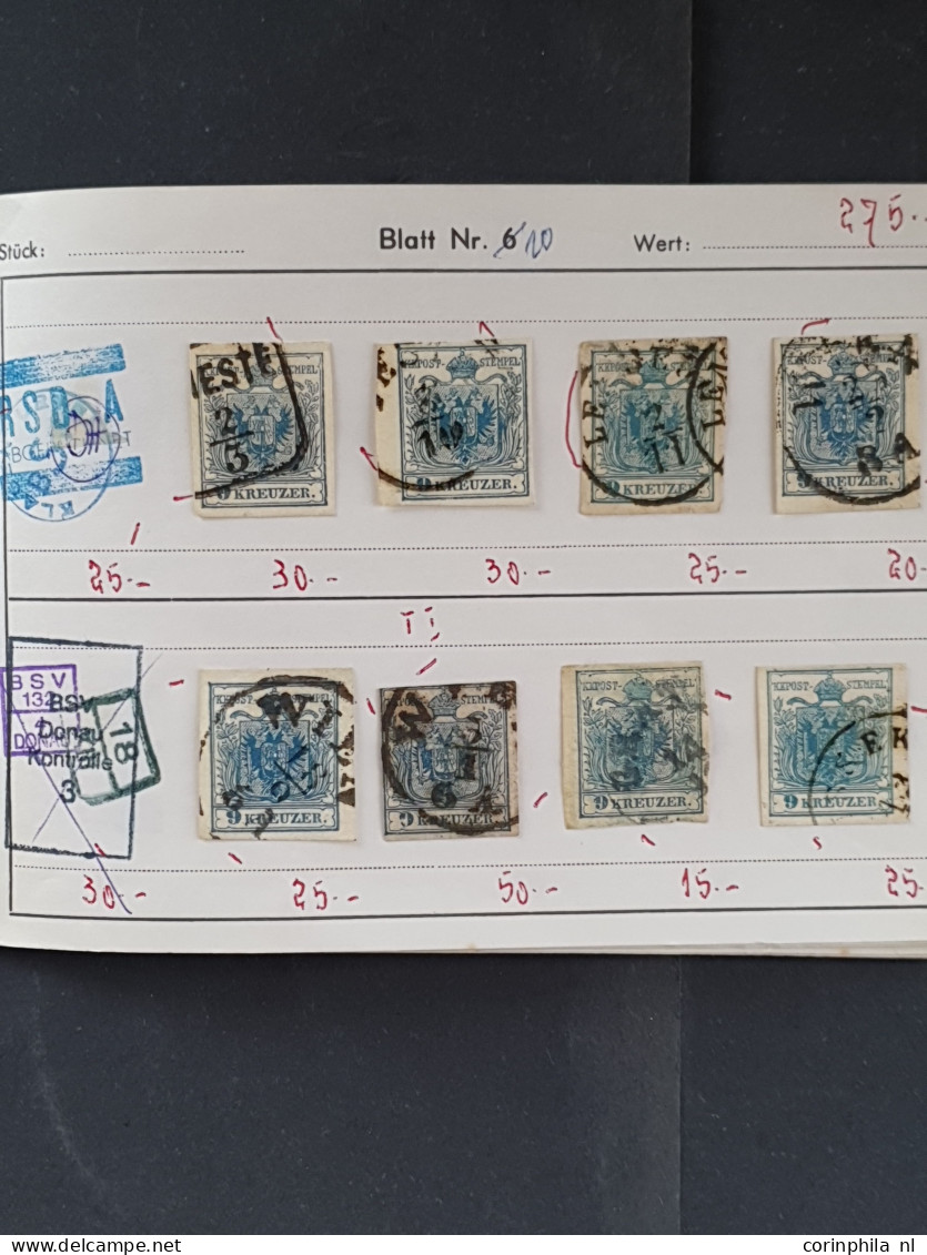 1850/1930 approval booklets (approx.22) with a large number of the first and second emission in small box 