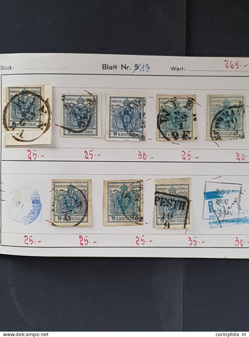 1850/1930 approval booklets (approx.22) with a large number of the first and second emission in small box 