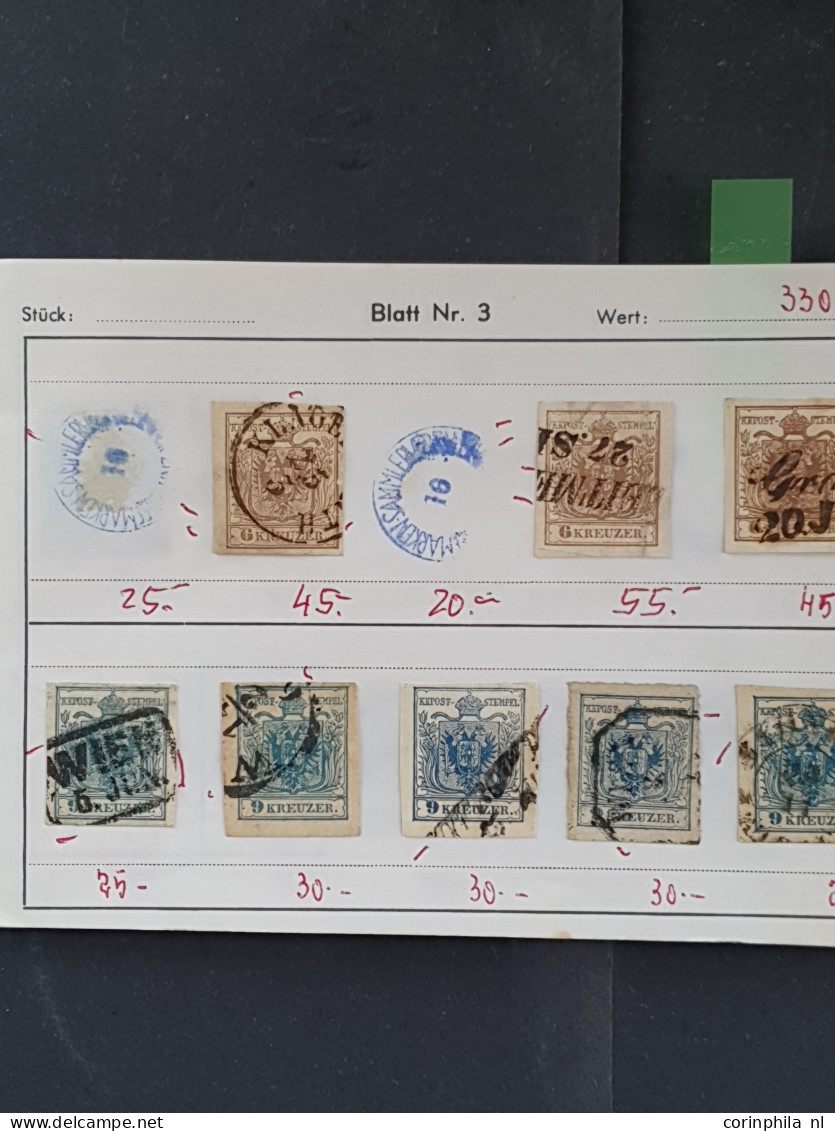 1850/1930 approval booklets (approx.22) with a large number of the first and second emission in small box 