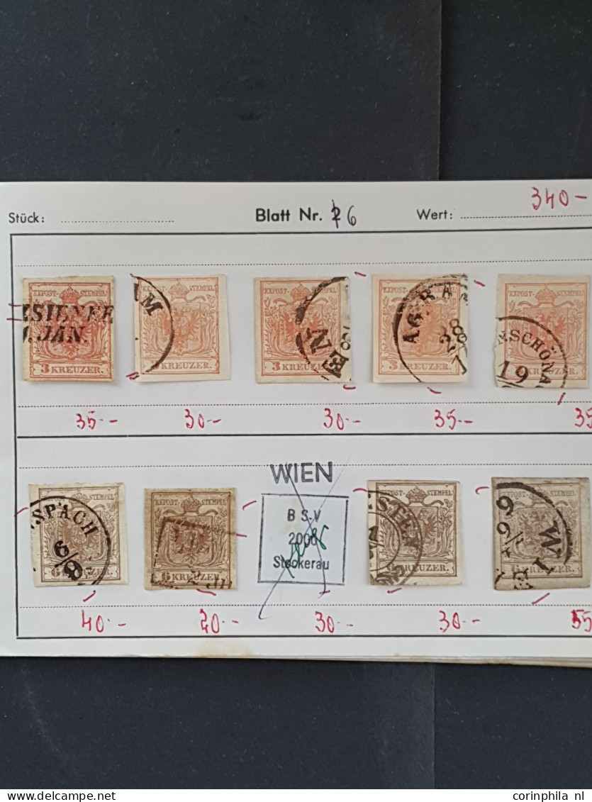 1850/1930 approval booklets (approx.22) with a large number of the first and second emission in small box 