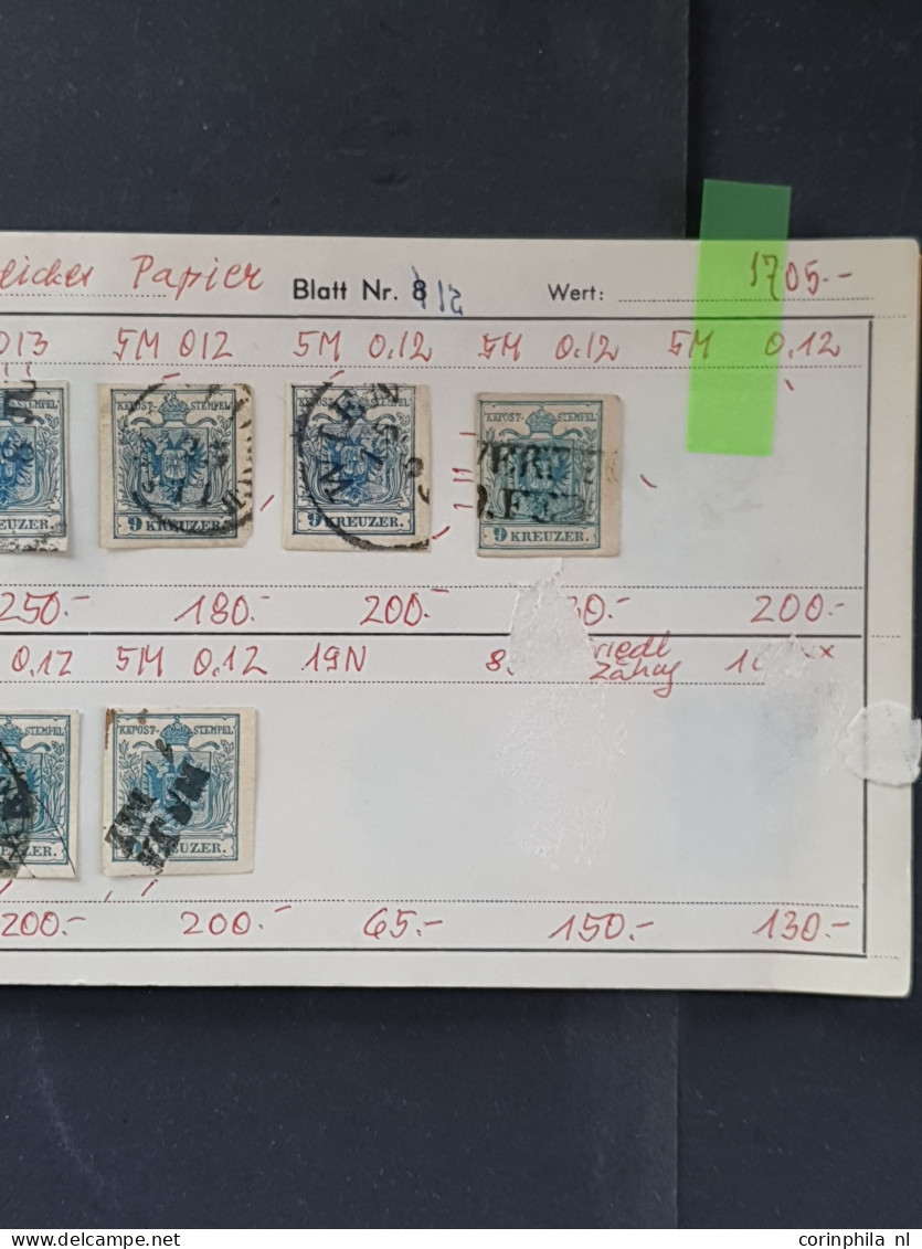 1850/1930 approval booklets (approx.22) with a large number of the first and second emission in small box 