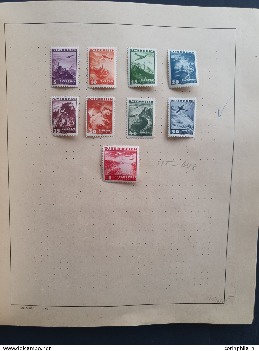 1850/1963 collection used and * with better items in Schaubek album