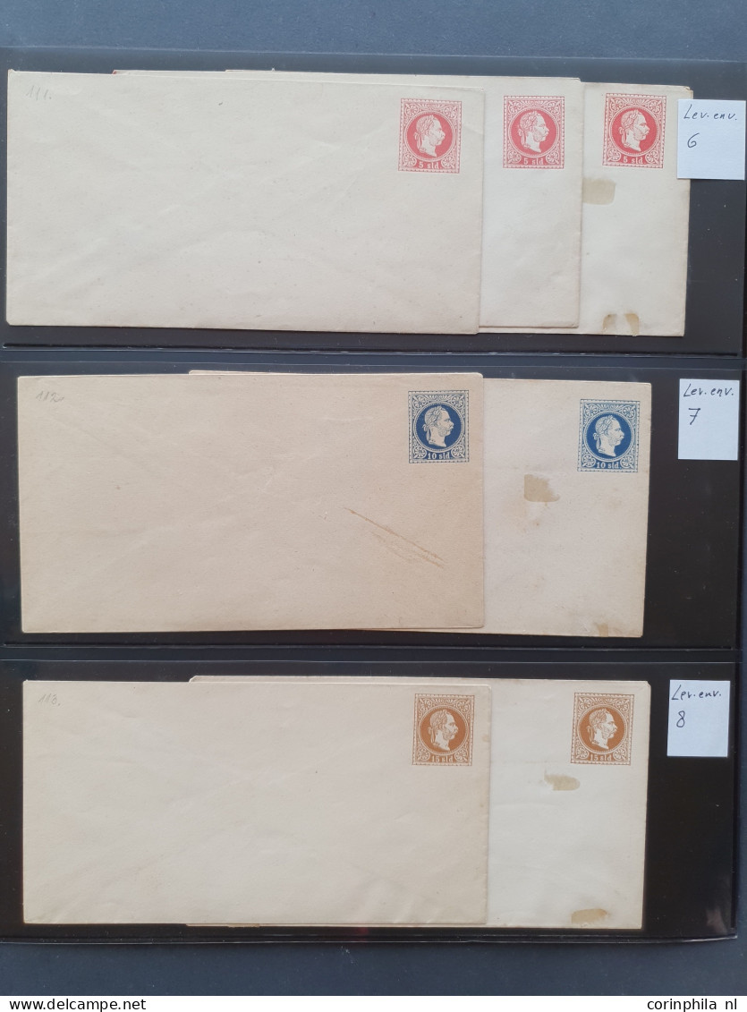 1863/1918 collection including postmarks on Lombardy Venetia and Austria (used abroad), many duplicates with perforation