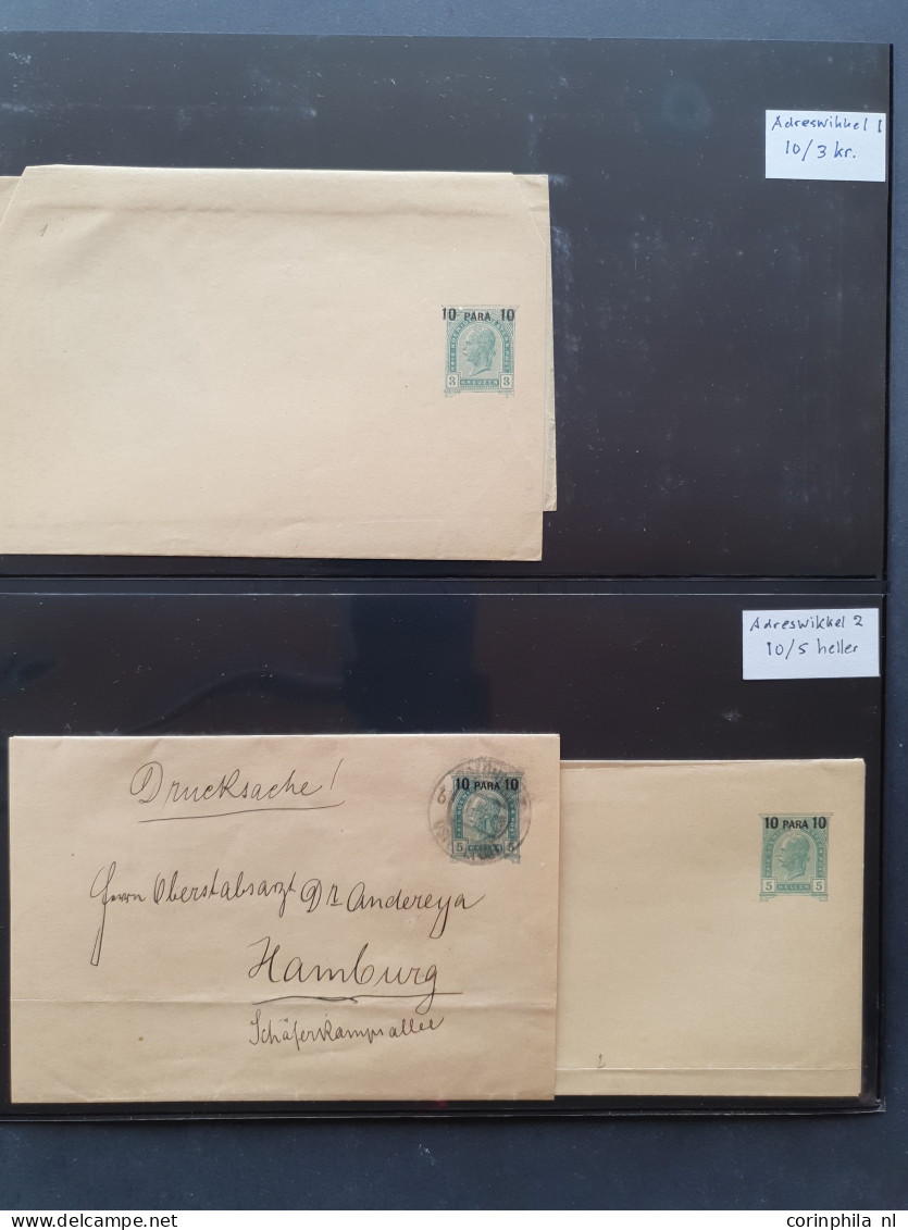 1863/1918 collection including postmarks on Lombardy Venetia and Austria (used abroad), many duplicates with perforation