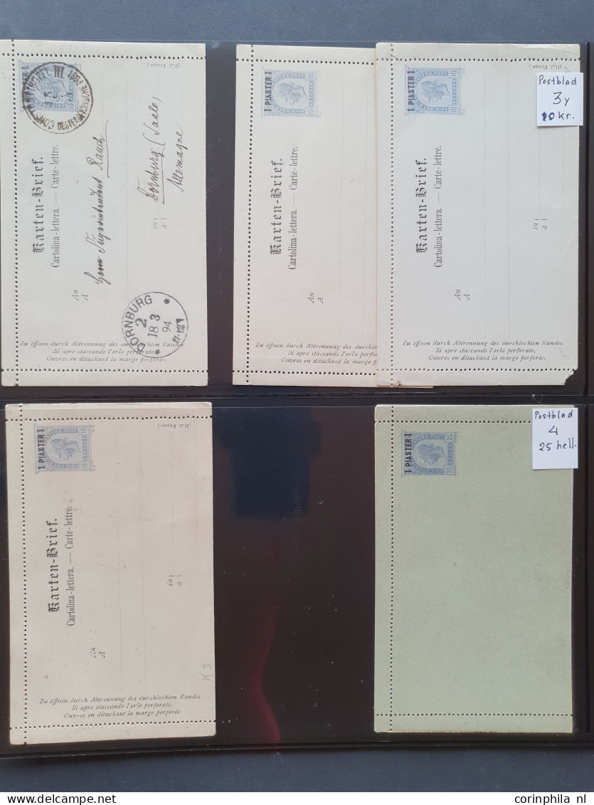 1863/1918 collection including postmarks on Lombardy Venetia and Austria (used abroad), many duplicates with perforation