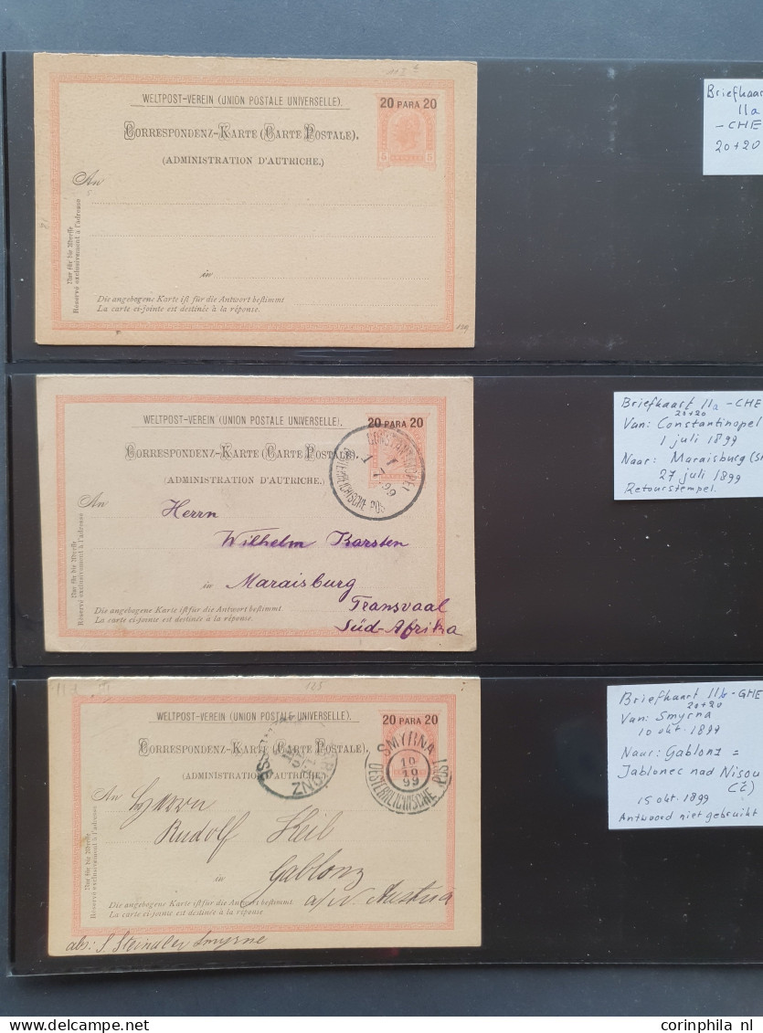 1863/1918 collection including postmarks on Lombardy Venetia and Austria (used abroad), many duplicates with perforation