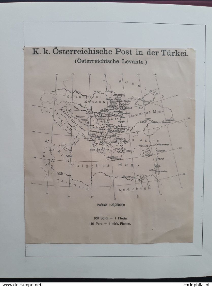 1867/1914 Specialised Collection Including Postmarks Of The Austrian Post Offices In Levant And Crete Sorted With Better - Oriente Austriaco