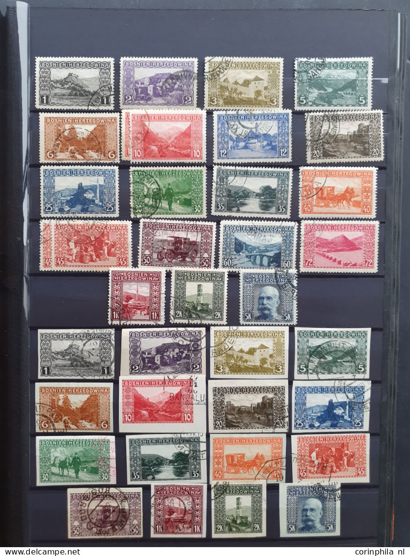 1879/1918 Specialised Collection With Better Items, Arms, Perforations (including Coleman), Postmarks, Imperfs And Feldp - Bosnie-Herzegovine