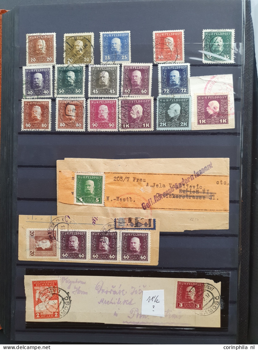 1879/1918 specialised collection with better items, arms, perforations (including Coleman), postmarks, imperfs and feldp