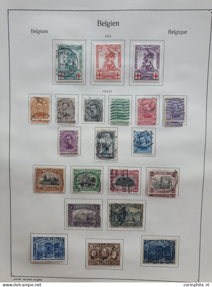 1849/1938 collection used and * with many better items and sets incl. 5 fr. Leopold, 5 franken, Orval sets, Madonna, rai