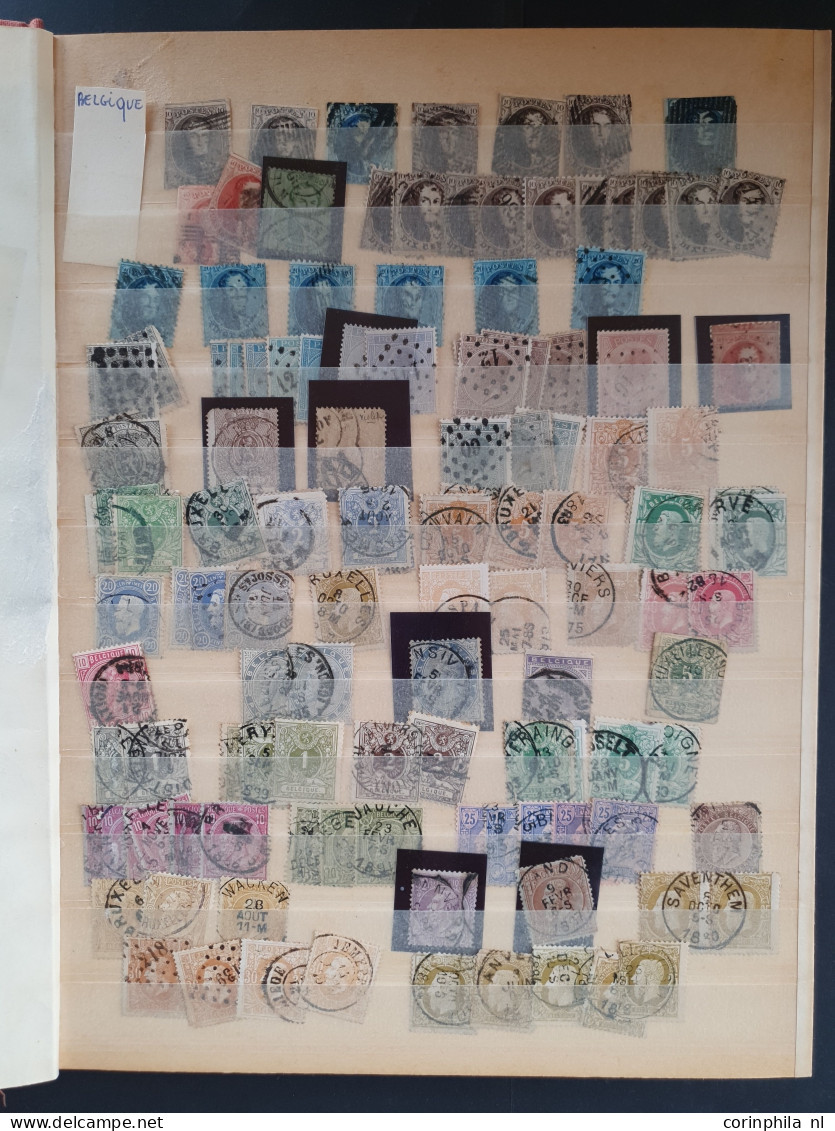 1849/1960 Collection Mosly Used Including Many King Leopold Stamps In Stockbook - Other & Unclassified