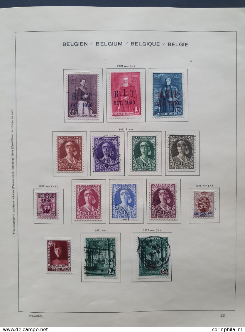 1849/1985 collection used and */** with better items and back of the book in 2 Schaubek albums