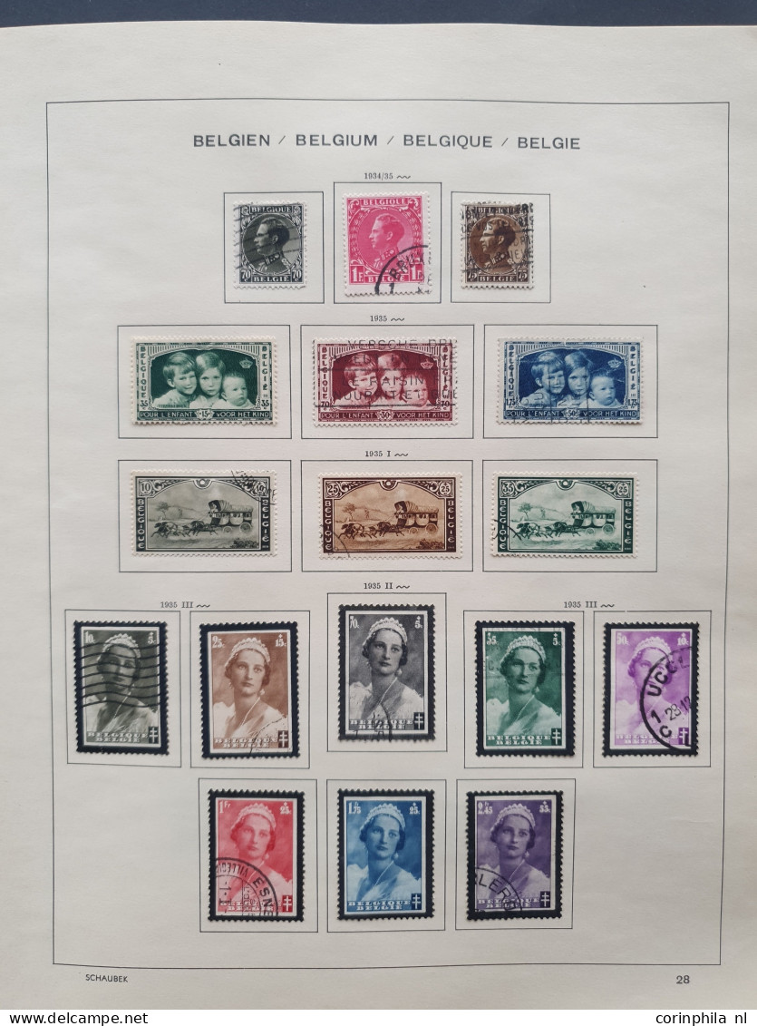 1849/1985 collection used and */** with better items and back of the book in 2 Schaubek albums