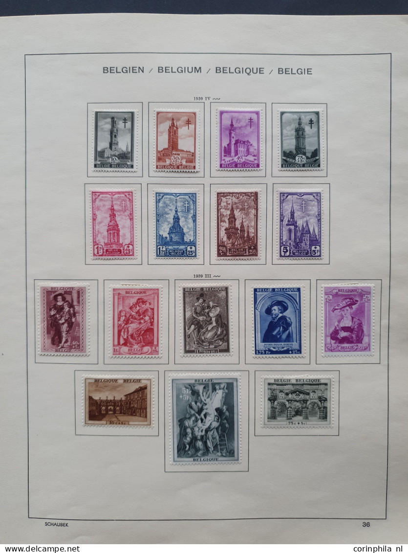 1849/1985 collection used and */** with better items and back of the book in 2 Schaubek albums