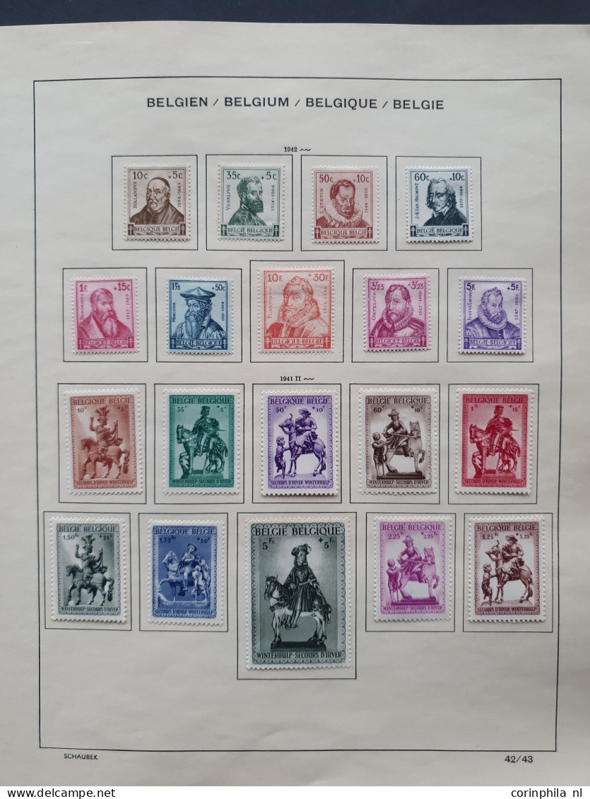 1849/1985 collection used and */** with better items and back of the book in 2 Schaubek albums