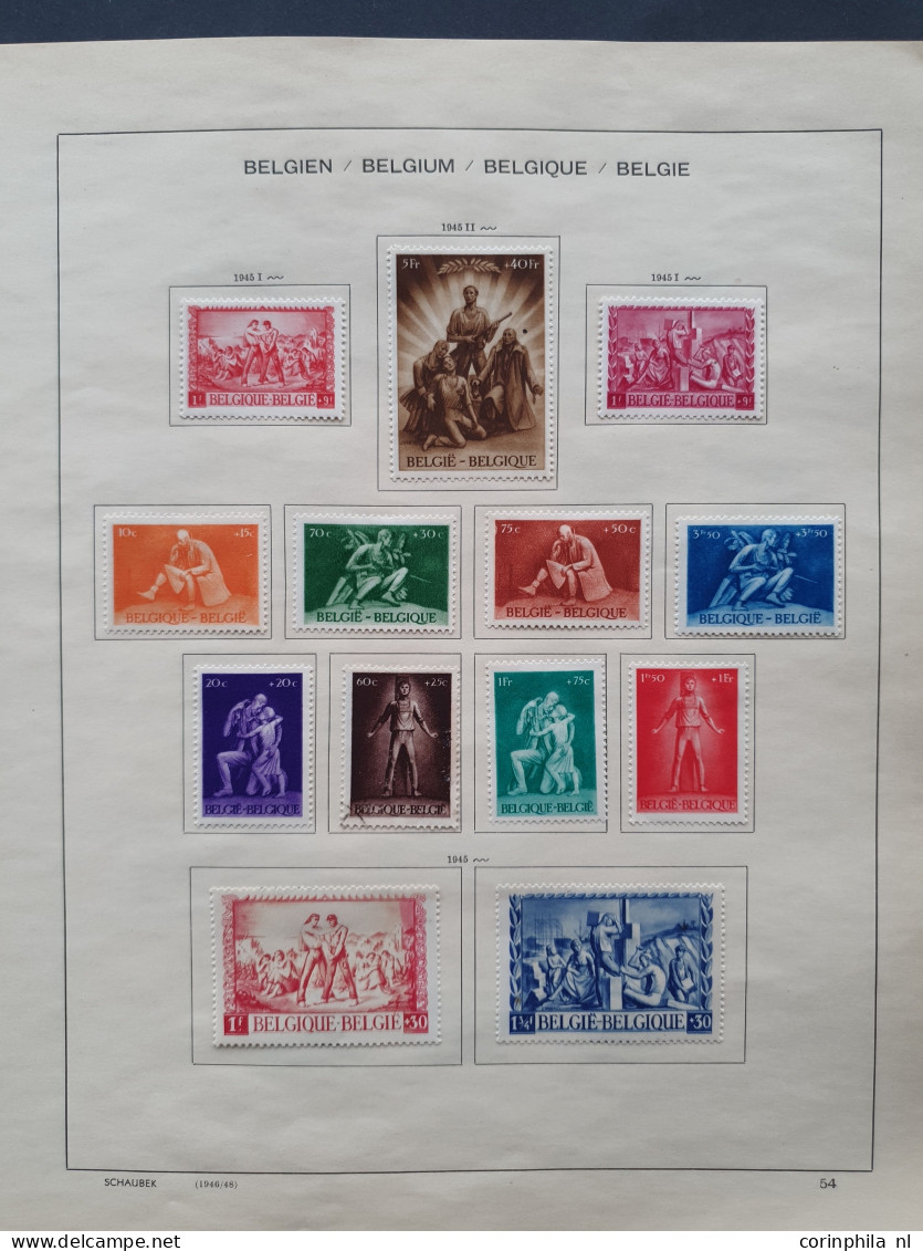 1849/1985 collection used and */** with better items and back of the book in 2 Schaubek albums