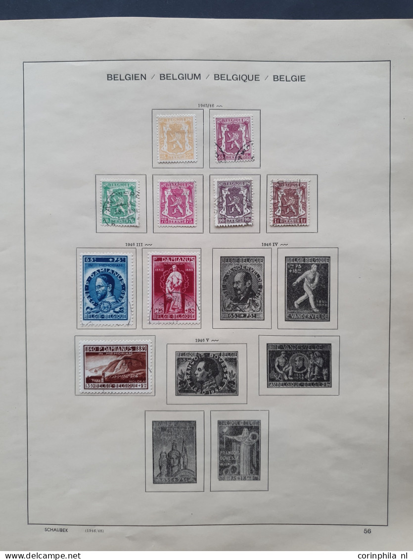 1849/1985 collection used and */** with better items and back of the book in 2 Schaubek albums