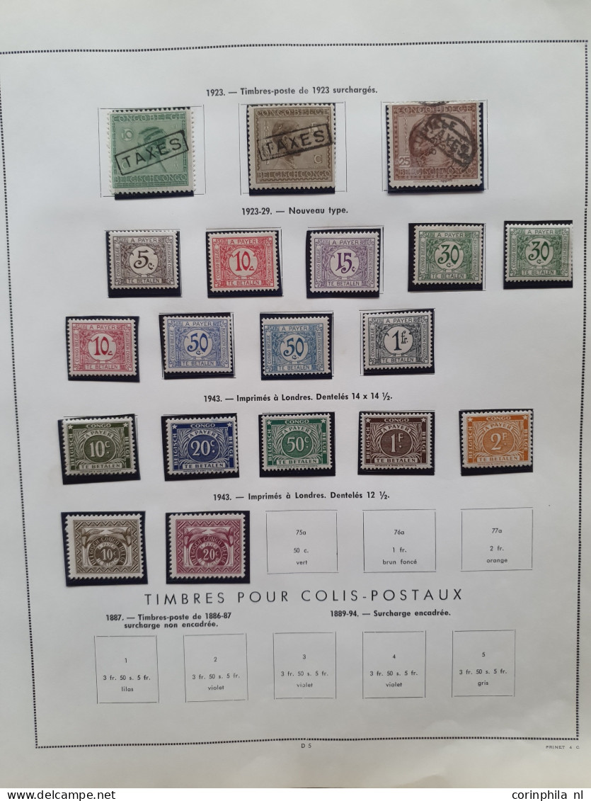 1886/1966 collection with Ruanda-Urundi, Burundi and Rwanda mostly */** with better sets and miniature sheets in Prinet 