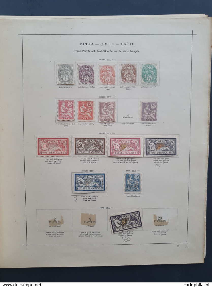 1900/1914 Collection Used And * With Better Items Including Turkish-, French-, Austrian- And Italian Occupation On Album - Kreta