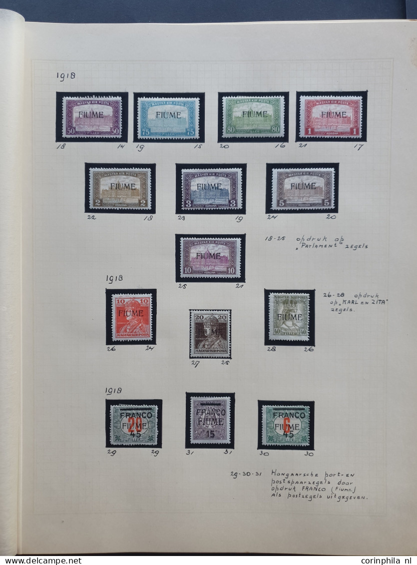 1918/1924 collections (2x) mostly */** with * many better items (some forgeries) on album leaves in folder 