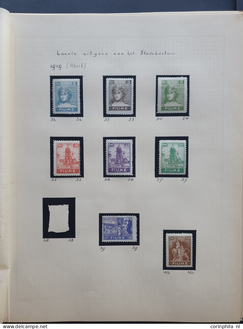 1918/1924 collections (2x) mostly */** with * many better items (some forgeries) on album leaves in folder 