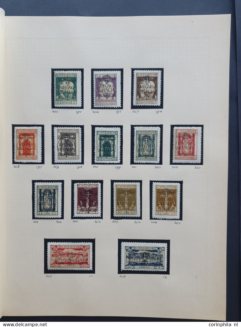 1918/1924 collections (2x) mostly */** with * many better items (some forgeries) on album leaves in folder 