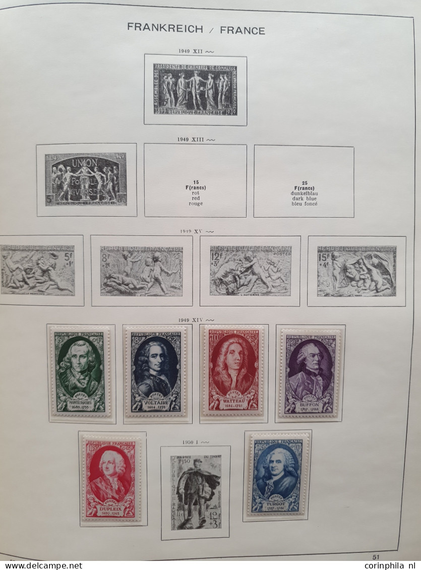 1849/2009 collection used and from 1939 onwards mostly */**, high face value! with many extra miniature sheets and about