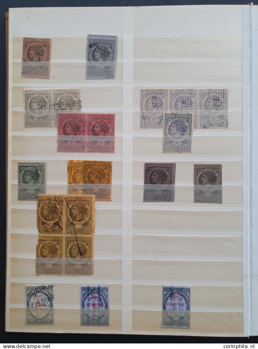 Cover 1849/2011 collection mostly used including better items (some in mixed quality), stock old Revenue stamps, postal 